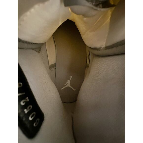 Dior Air Jordan Grey & White Oblique High Top Sneakers - Picture 7 of 10